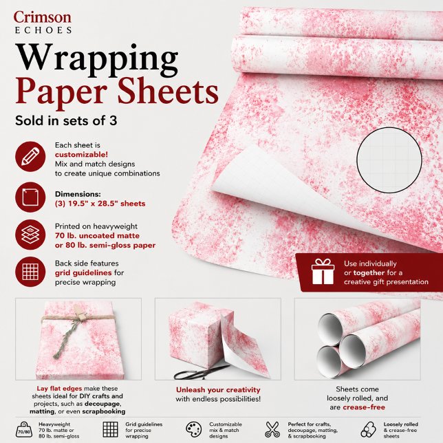 Hoja De Papel De Regalo Ecos Rojizos (Subido por el creador)