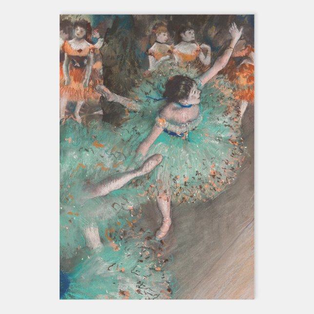 Hoja De Papel De Regalo Edgar Degas - Bailarina balancín / bailarina en ve (Subido por el creador)
