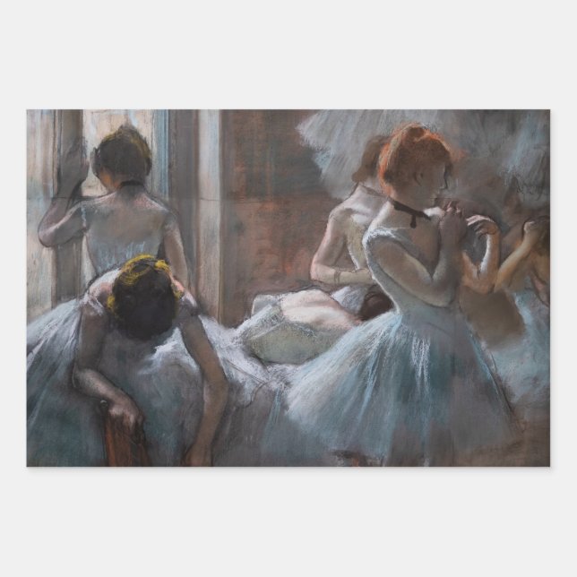 Hoja De Papel De Regalo Edgar Degas - Bailarinas (Anverso)