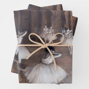 Hoja De Papel De Regalo Edgar Degas - Ensayo de ballet sobre el escenario