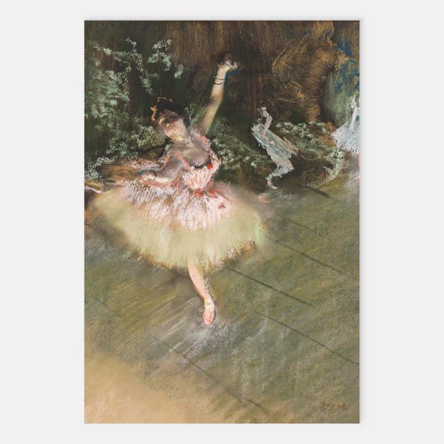 Hoja De Papel De Regalo Edgar Degas - La estrella 1878 (Subido por el creador)