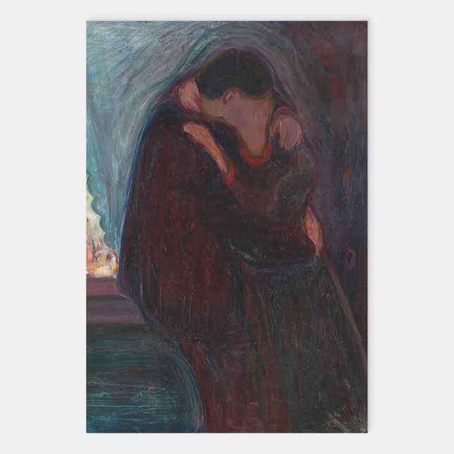 Hoja De Papel De Regalo Edvard Munch - El beso (Subido por el creador)