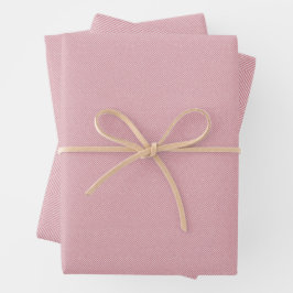 Hoja De Papel De Regalo Efecto tumeado de arenque rosa claro suave