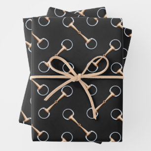 Hoja De Papel De Regalo Eggbutt Snaffle Bits Equestrian