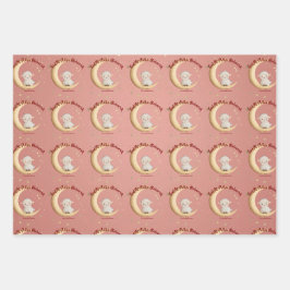 Hoja De Papel De Regalo Eid Al-Adha Mubarak Rosa