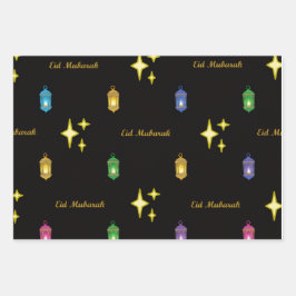 Hoja De Papel De Regalo Eid Mubarak Wrapping Paper