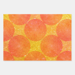 Hoja De Papel De Regalo Ejemplo de Op Art