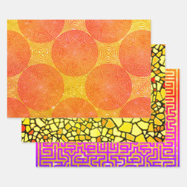 Hoja De Papel De Regalo Ejemplo de Op Art