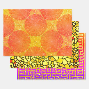 Hoja De Papel De Regalo Ejemplo de Op Art