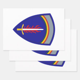 Hoja De Papel De Regalo Ejército Europa USAREUR