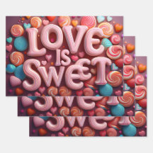 El amor es dulce, remolinos de caramelos de San Va