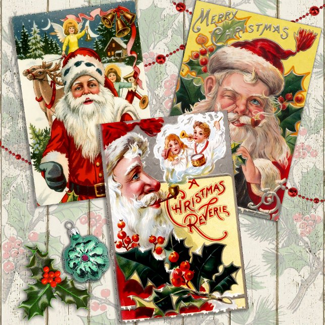 Hoja De Papel De Regalo El conjunto de Santa Clásico  (Subido por el creador)