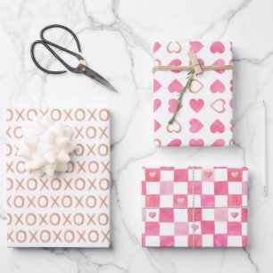 Hoja De Papel De Regalo El día de San Valentín