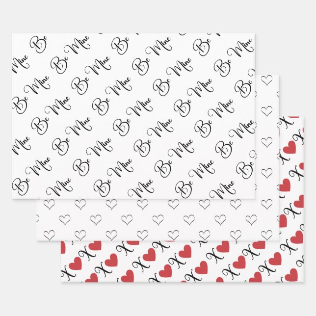 Hoja De Papel De Regalo El día de San Valentín (Set)