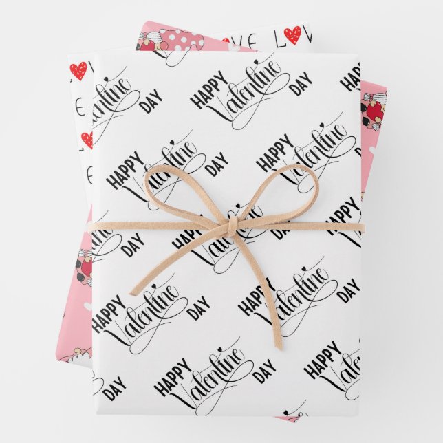 Hoja De Papel De Regalo El día de San Valentín (In situ)