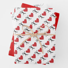Hoja De Papel De Regalo El día de San Valentín