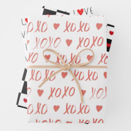 Hoja De Papel De Regalo El día de San Valentín
