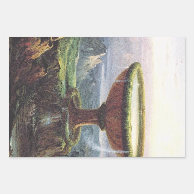 Hoja De Papel De Regalo El goblet del Titan de Thomas Cole (Anverso)