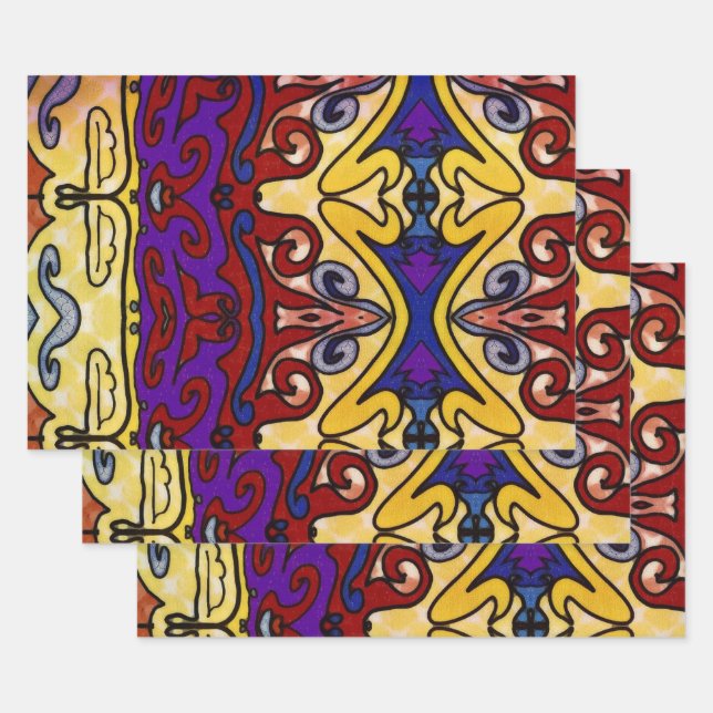 Hoja De Papel De Regalo El Gorra de Jester (Set)