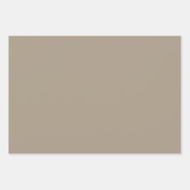 Hoja De Papel De Regalo El Grullo Chamoisee Sombra Tan Sombra 3 Tonos