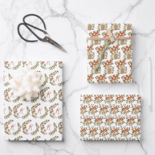 Hoja De Papel De Regalo El hongo Woodland personalizado