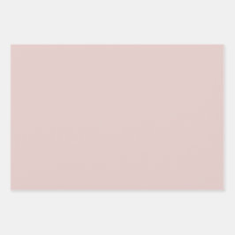 Hoja De Papel De Regalo El polvo liso Mauvelous Vainilla Color rosa 3 Tono