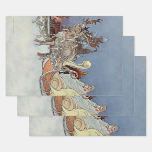 Hoja De Papel De Regalo “El Príncipe Feliz” de Charles Robinson Desde Rusi