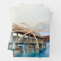 El puente de la capilla en Lucerna (Suiza)