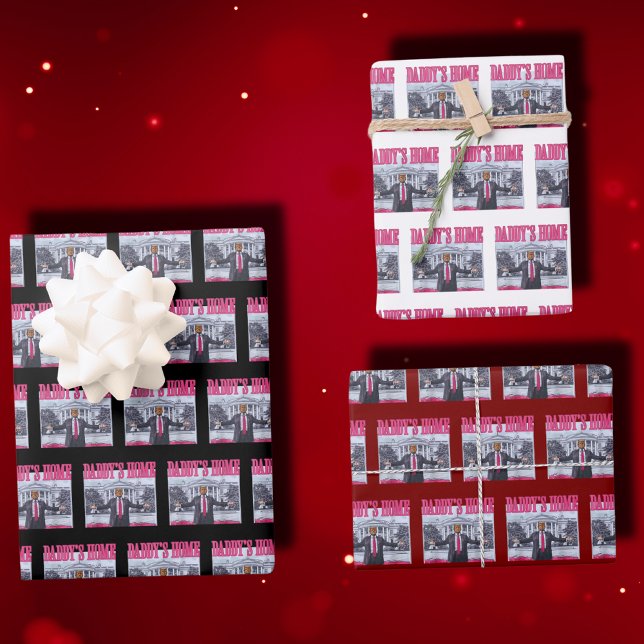 Hoja De Papel De Regalo El regalo de Trump para casa de papá (Subido por el creador)