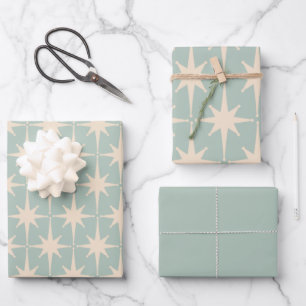 Hoja De Papel De Regalo El retro moderno de medio siglo estrena una Casa d