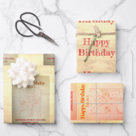 Hoja De Papel De Regalo "El Sol" Tarot Me Cumpleaños