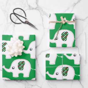 Hoja De Papel De Regalo Elefante blanco