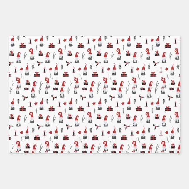 Hoja De Papel De Regalo Elegancia caprichosa (Anverso)