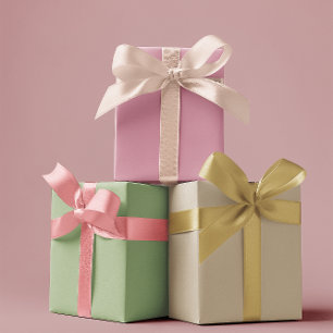 Hoja De Papel De Regalo Elegancia silenciada - Conjunto sólido 3
