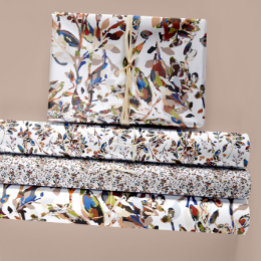 Hoja De Papel De Regalo Elegante acuarela deja flores de Berries