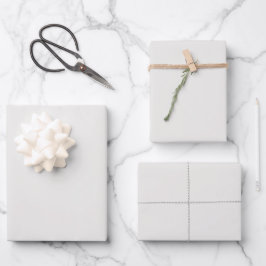 Hoja De Papel De Regalo Elegante blanco roto Minimalista y moda