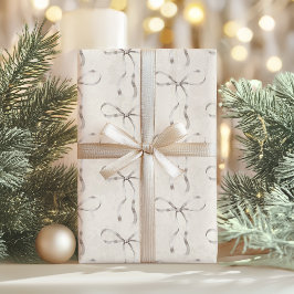 Hoja De Papel De Regalo Elegante Boho moderno Textura mínima y vacaciones