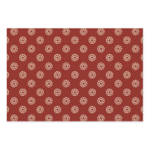 Elegante Burgundy Crema Geométrico