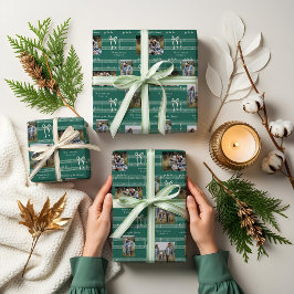 Hoja De Papel De Regalo Elegante Collage de fotos de música divertida Fa L