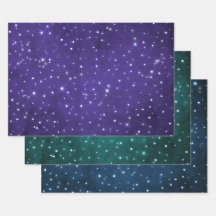 Elegante diseño Zodíaco osmic morado, verde y azul