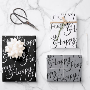 Hoja De Papel De Regalo elegante ¡FELIZ!