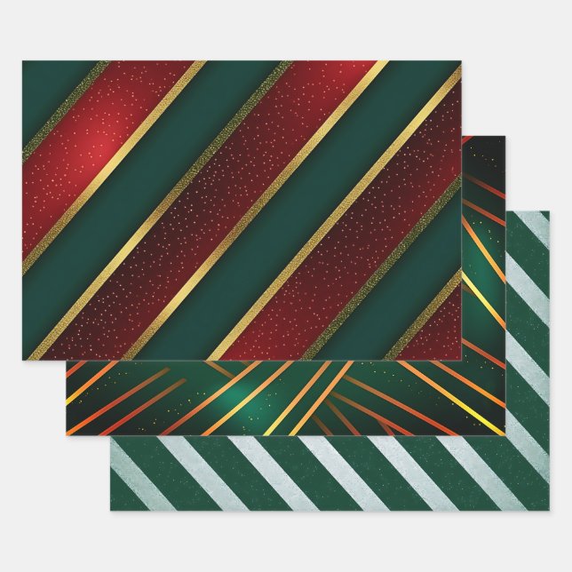 Hoja De Papel De Regalo Elegante festivo (Set)