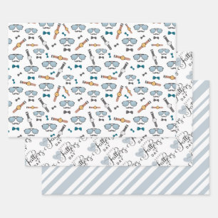 Hoja De Papel De Regalo Elegante juego de regalos para el día del padre