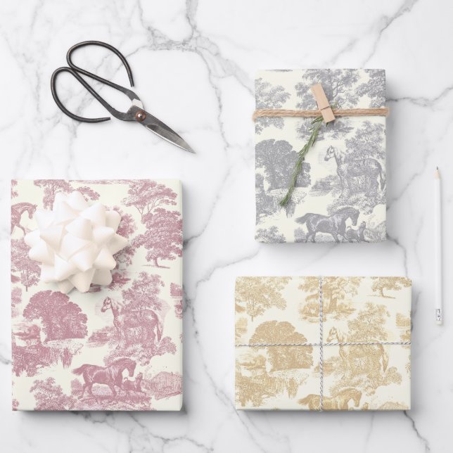 Hoja De Papel De Regalo Elegante Moda Gris Gris rosa rosado Hígado Beige (Anverso)