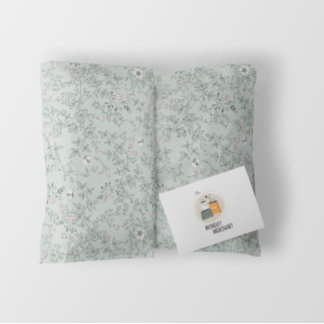Hoja De Papel De Regalo Elegante Romántico Vintage Floral Pattern Sage