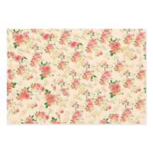 Elegante Rosa floral vintage
