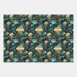 Hoja De Papel De Regalo Elegante y etéreo Jellyfish