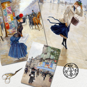 Hoja De Papel De Regalo Elegante y vintage París Desnudo francés