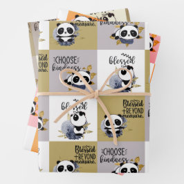 Hoja De Papel De Regalo Elegir la amabilidad; bendecido más allá de la med