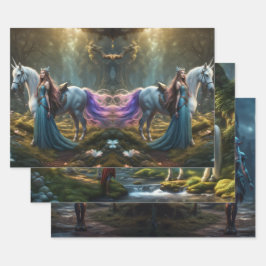 Hoja De Papel De Regalo Elf